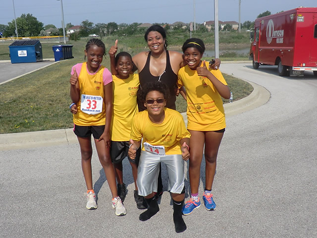 Saturday June 30, 2012 - Runners making the finish of The Great 8K!