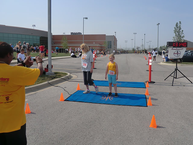 Saturday June 30, 2012 - Runners making the finish of The Great 8K!
