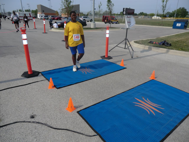 Saturday June 30, 2012 - Runners making the finish of The Great 8K!