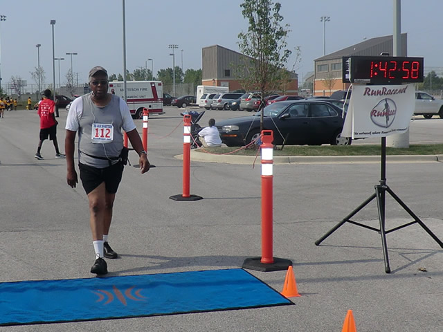 Saturday June 30, 2012 - Runners making the finish of The Great 8K!