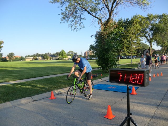 Start of the Adult Super Sprint Duo : Saturday August 10, 2013