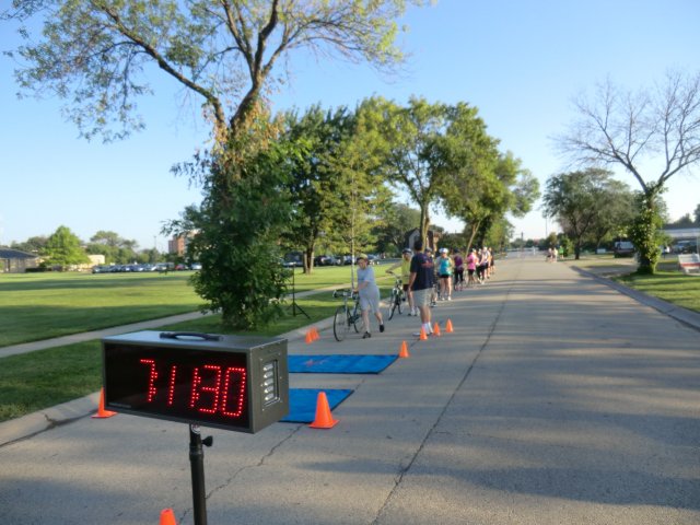 Start of the Adult Super Sprint Duo : Saturday August 10, 2013