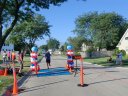 Finisher Line of the Adult Super Sprint Duo : Saturday August 10, 2013