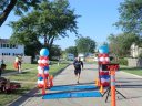 Finisher Line of the Adult Super Sprint Duo : Saturday August 10, 2013