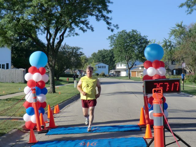 Finisher Line of the Adult Super Sprint Duo : Saturday August 10, 2013