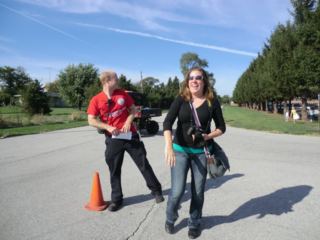 Pre-race gathering and ceremonies of Hoosier Burn Camp 5K : Saturday September 28, 2013