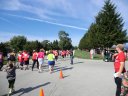 And they're off... taking it to the streets of the inaugural Hoosier Burn Camp 5K Run!
