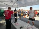 RD Patrick Westbury presents awards upon completion of the 5k run.