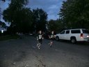 Runners tour the streets of Park Ridge in MSW Light Up Night 5k : Saturday October 5th, 2013