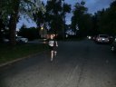 Runners tour the streets of Park Ridge in MSW Light Up Night 5k : Saturday October 5th, 2013