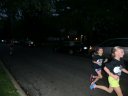 Runners tour the streets of Park Ridge in MSW Light Up Night 5k : Saturday October 5th, 2013