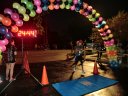 Finish line of the inaugural MSW Light Up the Night 5k.
