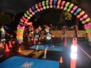 Finish line of the inaugural MSW Light Up the Night 5k
