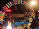 Finish line of the inaugural MSW Light Up the Night 5k
