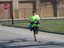 A finish area scene as it happened in Hammond at the 10k/5k Charity Run.
