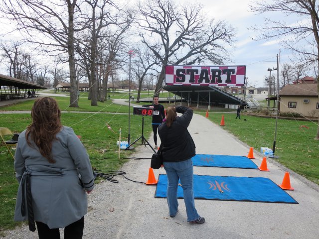 Action at the inaugural IUN Nurses on the Run 5K