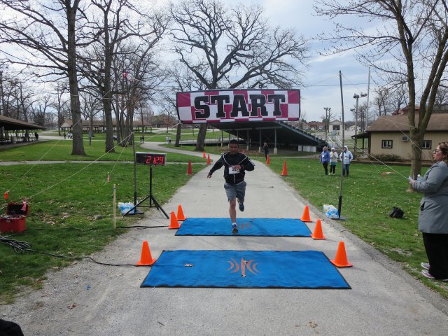 Action at the inaugural IUN Nurses on the Run 5K