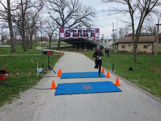 Action at the inaugural IUN Nurses on the Run 5K