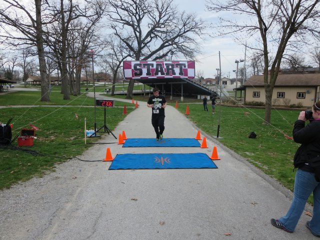 Action at the inaugural IUN Nurses on the Run 5K