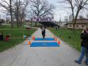Action at the inaugural IUN Nurses on the Run 5K
