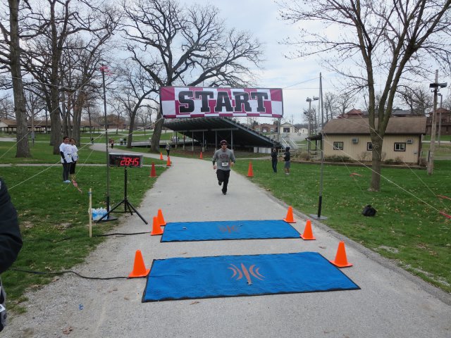 Action at the inaugural IUN Nurses on the Run 5K