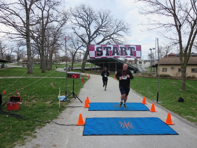 Action at the inaugural IUN Nurses on the Run 5K