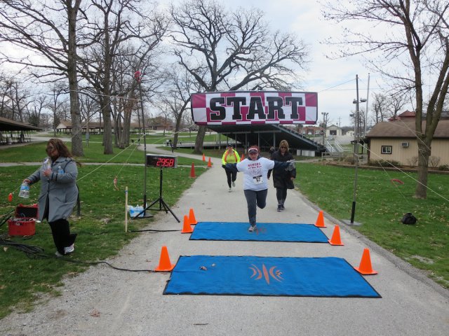 Action at the inaugural IUN Nurses on the Run 5K