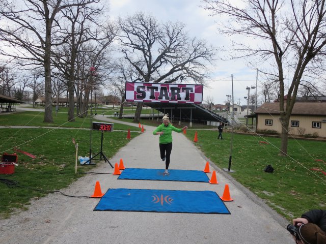 Action at the inaugural IUN Nurses on the Run 5K