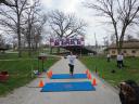 Action at the inaugural IUN Nurses on the Run 5K