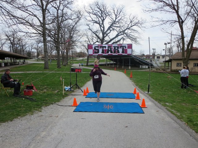 Action at the inaugural IUN Nurses on the Run 5K