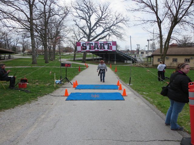Action at the inaugural IUN Nurses on the Run 5K