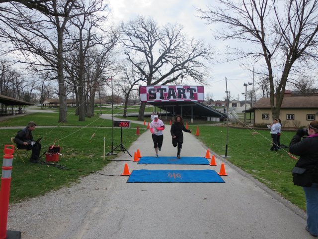 Action at the inaugural IUN Nurses on the Run 5K