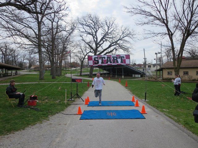 Action at the inaugural IUN Nurses on the Run 5K