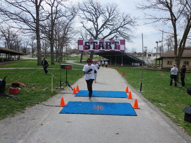 Action at the inaugural IUN Nurses on the Run 5K