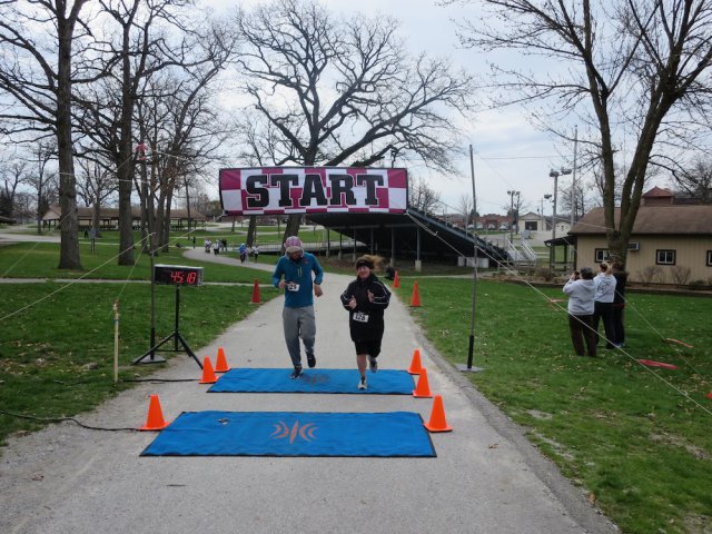 Action at the inaugural IUN Nurses on the Run 5K