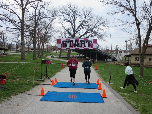 Action at the inaugural IUN Nurses on the Run 5K