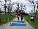 Action at the inaugural IUN Nurses on the Run 5K