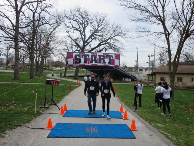 Action at the inaugural IUN Nurses on the Run 5K