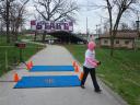 Action at the inaugural IUN Nurses on the Run 5K
