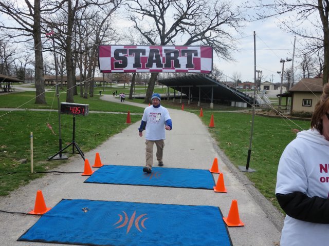 Action at the inaugural IUN Nurses on the Run 5K