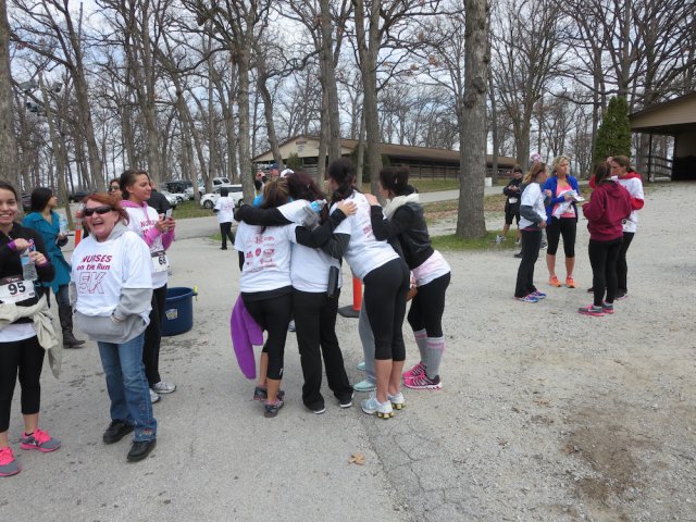 Action at the inaugural IUN Nurses on the Run 5K