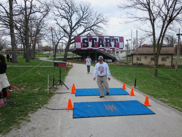 Action at the inaugural IUN Nurses on the Run 5K