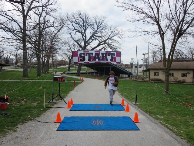 Action at the inaugural IUN Nurses on the Run 5K