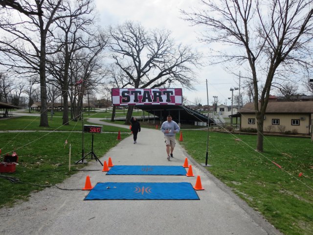 Action at the inaugural IUN Nurses on the Run 5K