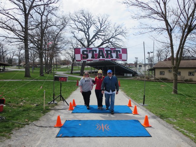 Action at the inaugural IUN Nurses on the Run 5K