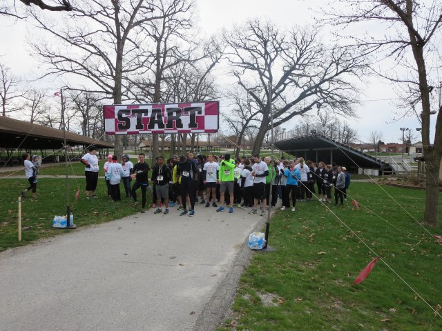 Action at the inaugural IUN Nurses on the Run 5K