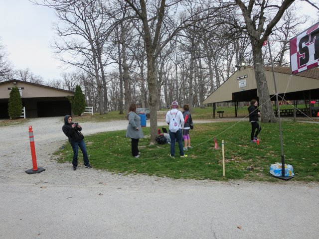 Action at the inaugural IUN Nurses on the Run 5K
