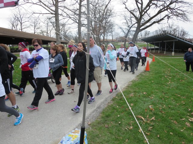 Action at the inaugural IUN Nurses on the Run 5K