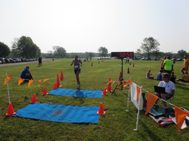 5Kers and 10Kers both now getting to the finish