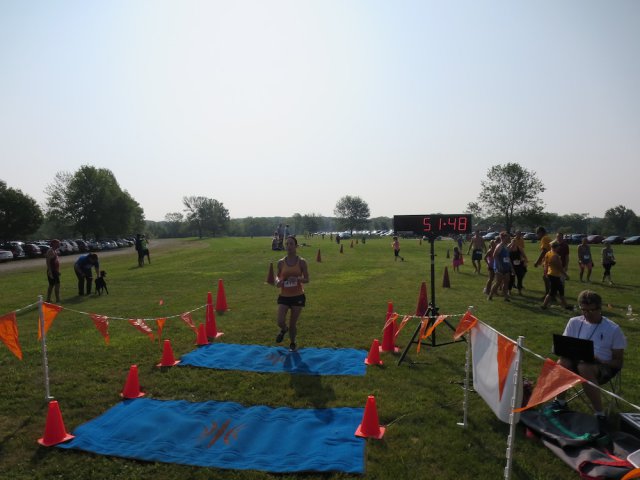 Both races are finishing, with more now from the 10K